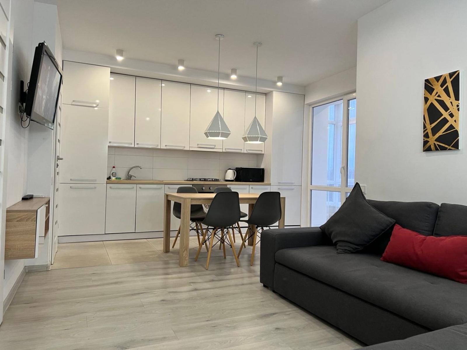 White Melnyka10 Apartment